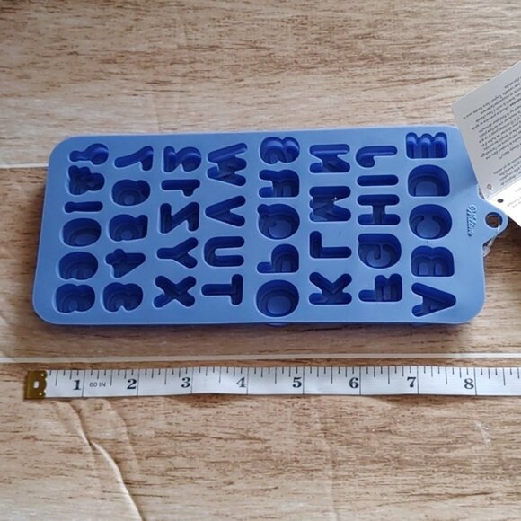 ABC 123 Silicone mold for chocolate or soap making new, never used, blue - Picture 5 of 5
